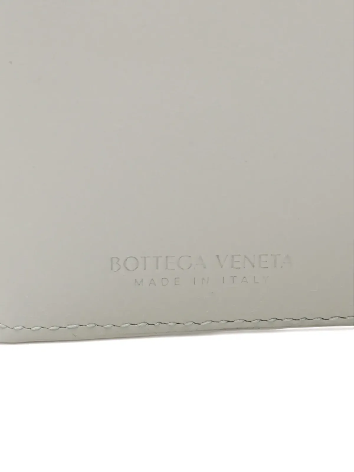 Bottega Veneta - イントレチャート レザー ウォレット（グレー） - 画像5