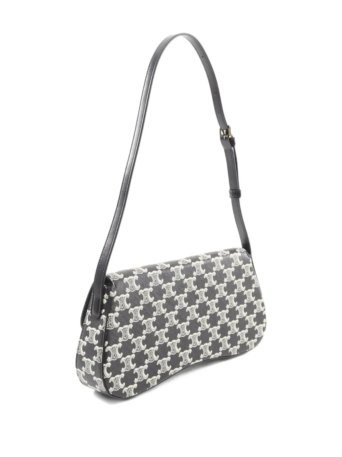 Celine Pre-Owned モノグラム ショルダーバッグ - ブラック - 画像2