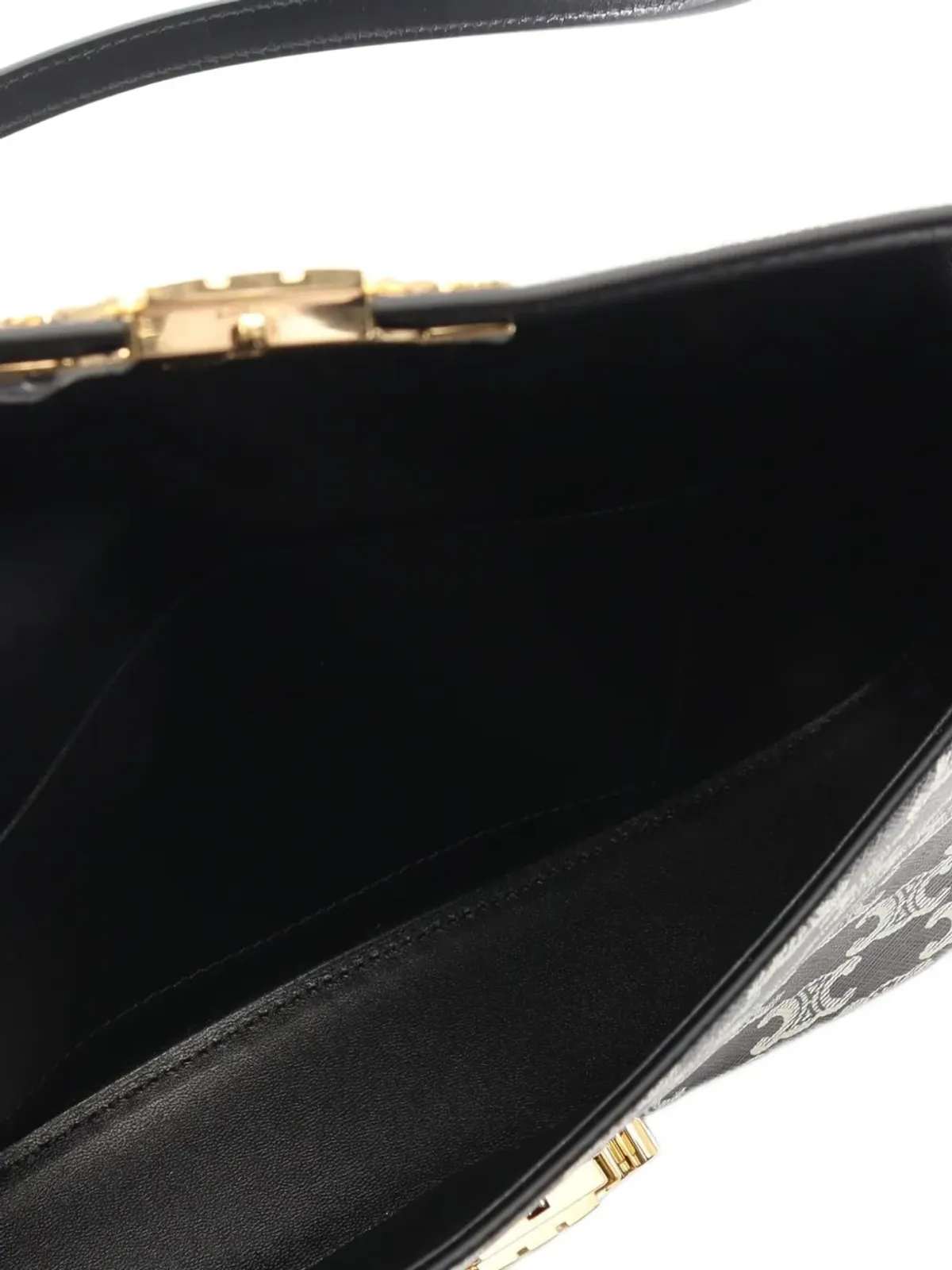 Celine Pre-Owned モノグラム ショルダーバッグ - ブラック - 画像3