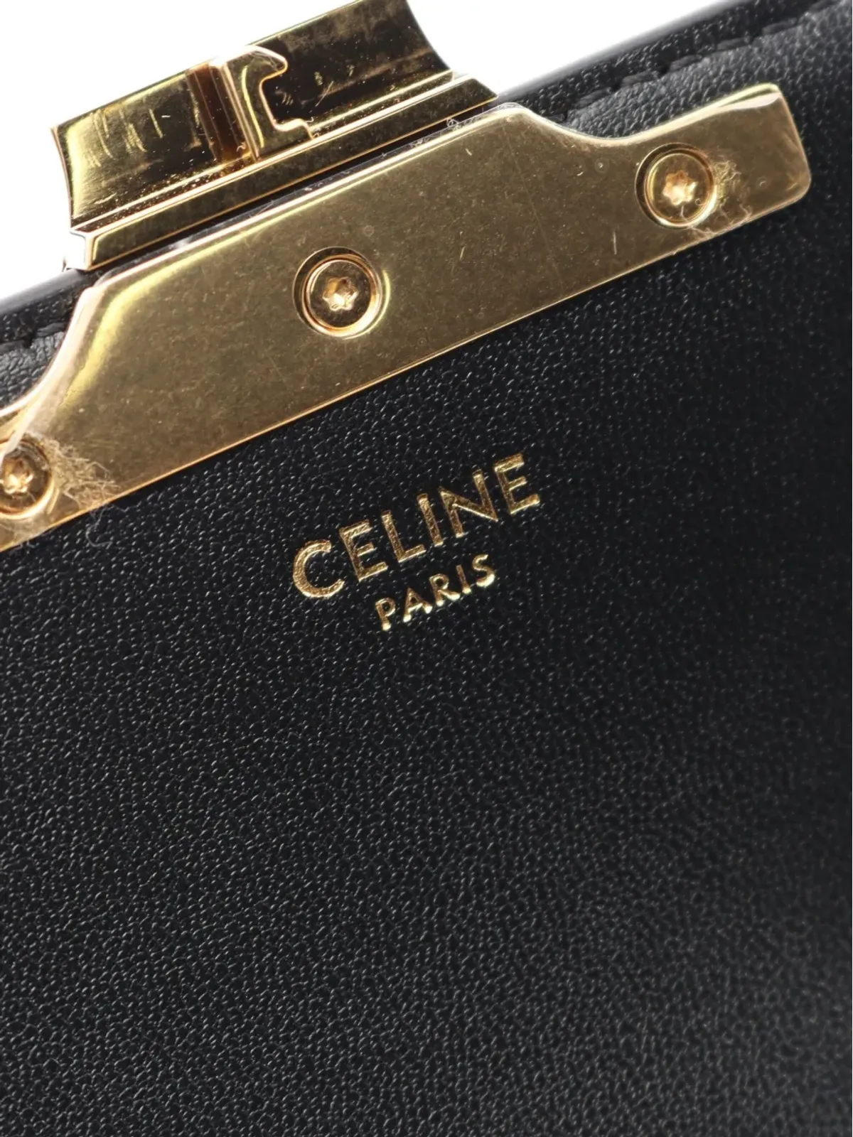 Celine Pre-Owned モノグラム ショルダーバッグ - ブラック - 画像4