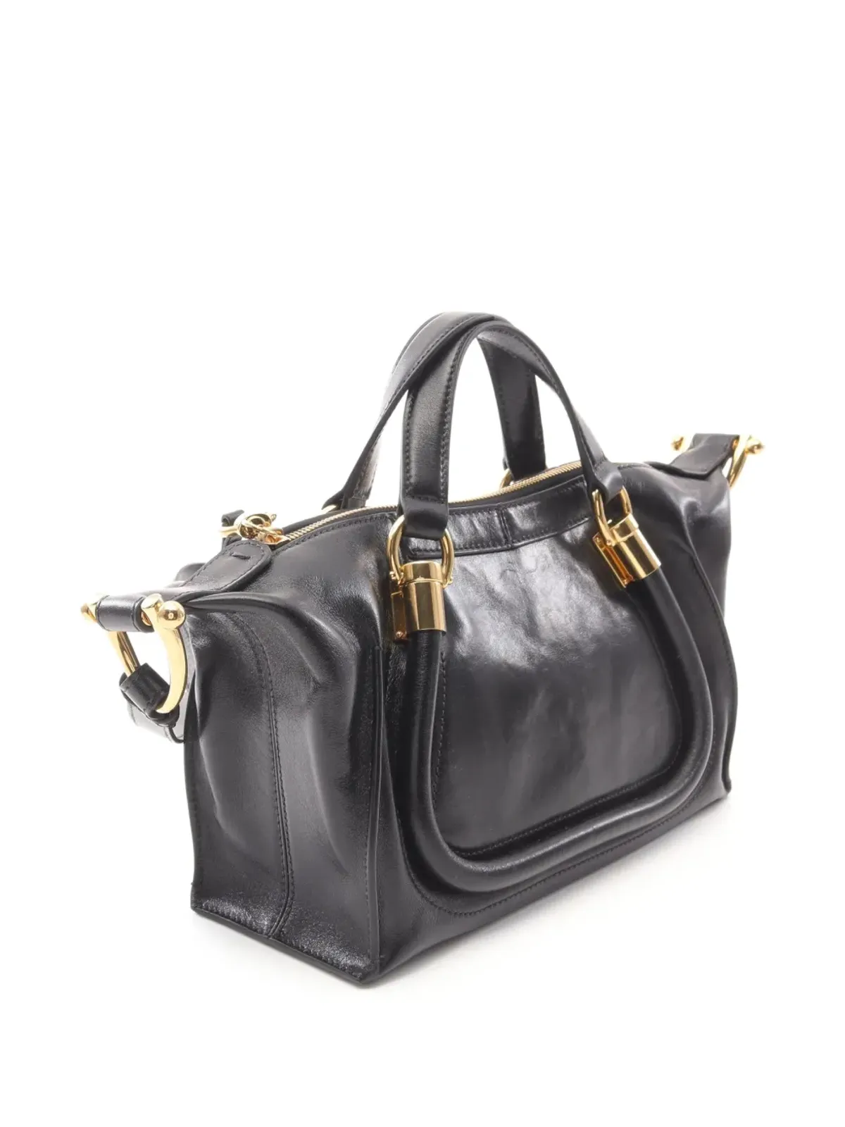 Chloé Pre-Owned Paraty 24 トートバッグ - Black - 画像2