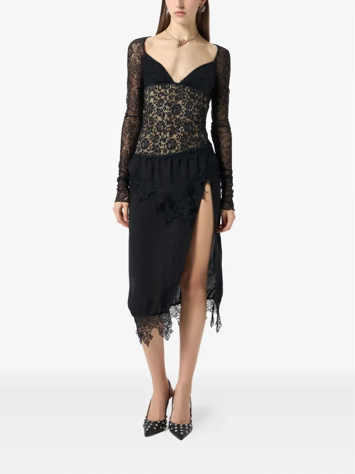 Blumarine レースボディストップ - 画像2