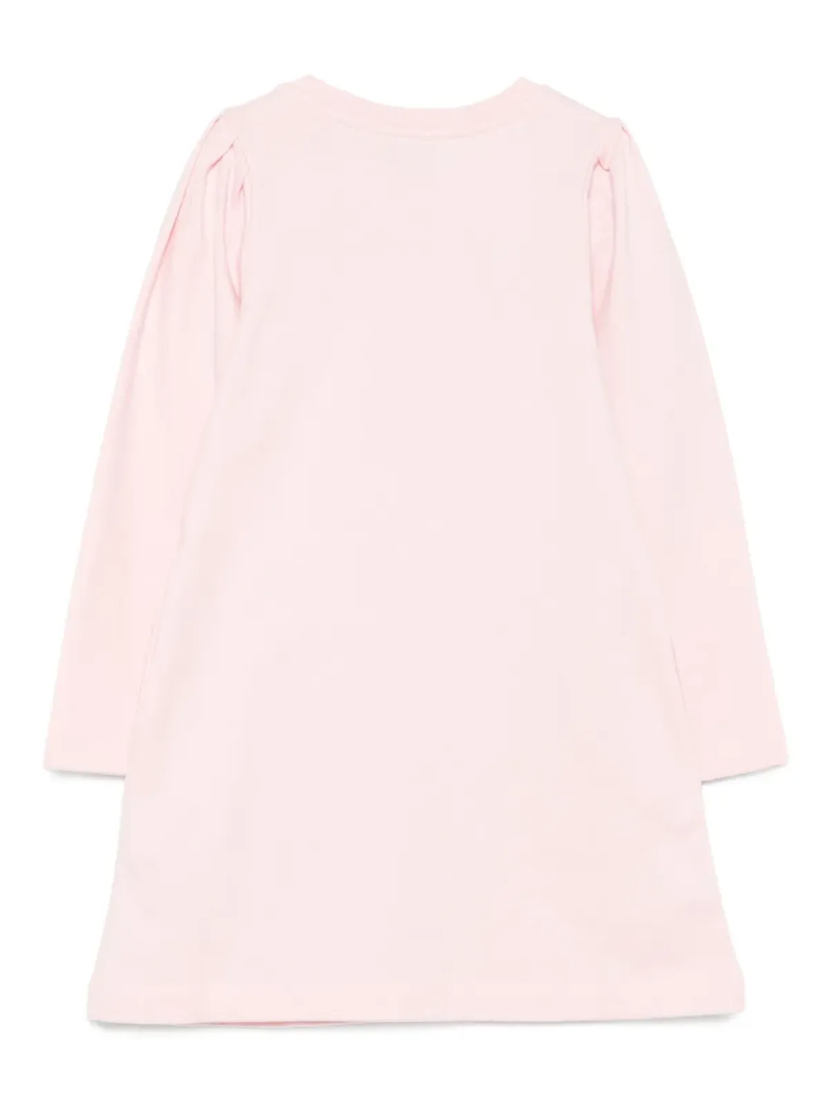 Moschino Kids パフスリーブ テディプリント ドレス - ピンク - 画像2