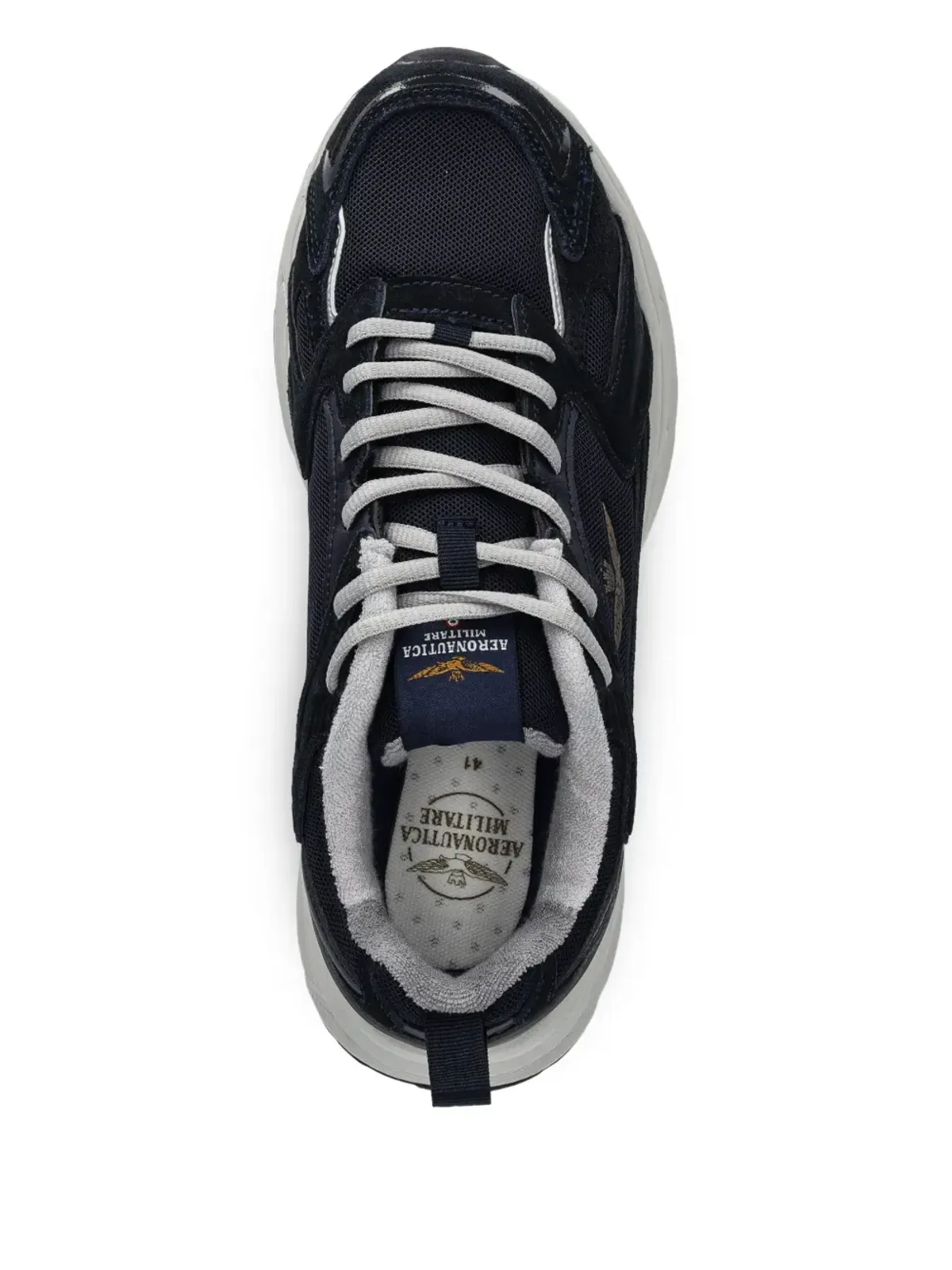 Aeronautica Militare メッシュパネル入り ランニングシューズ - 画像3