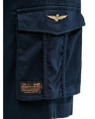 Aeronautica Militare ロゴプレート カーゴショーツ - ブルー - サムネイル3