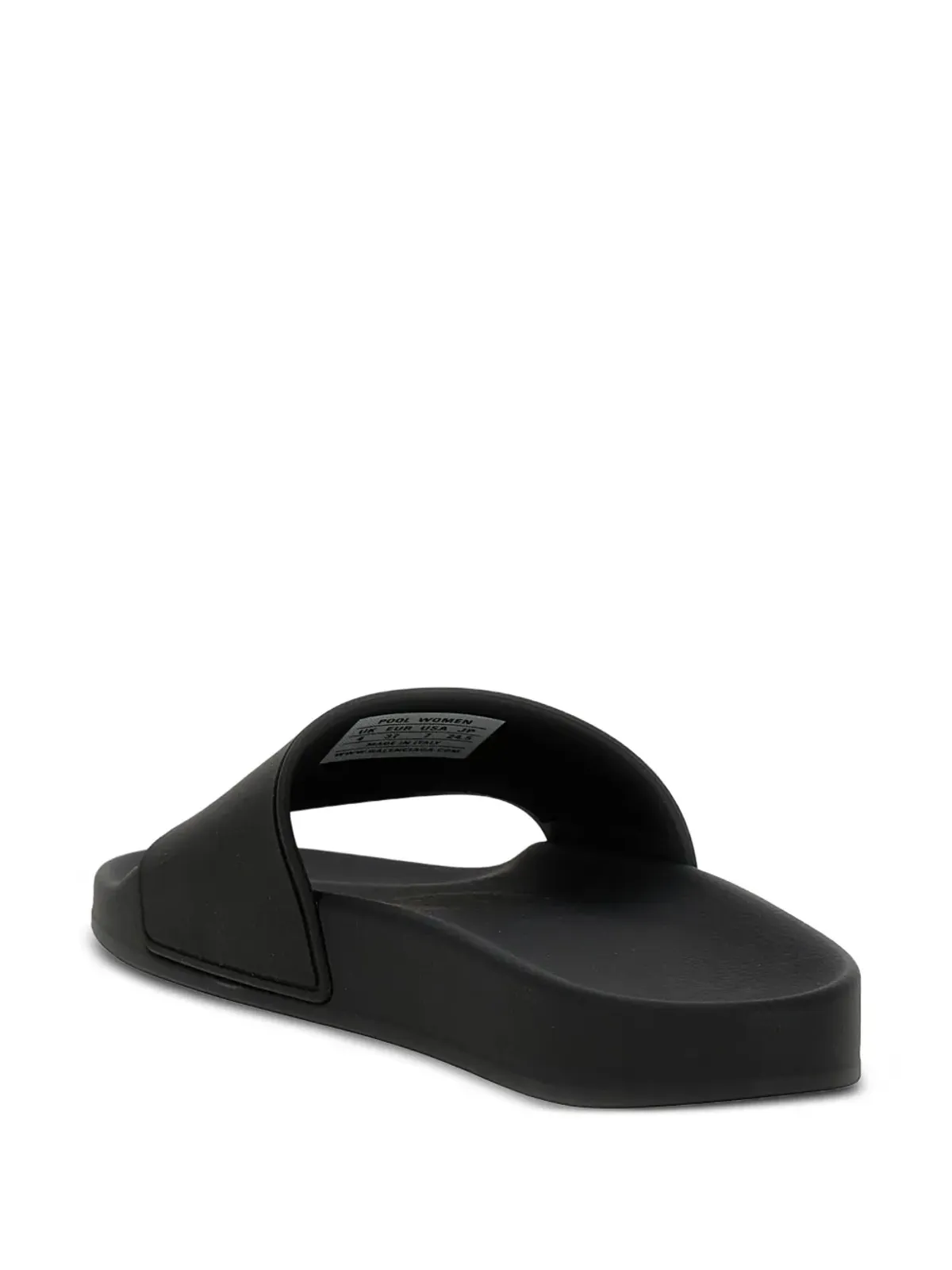 Balenciaga Tapeロゴ・スライド - Black - 画像3