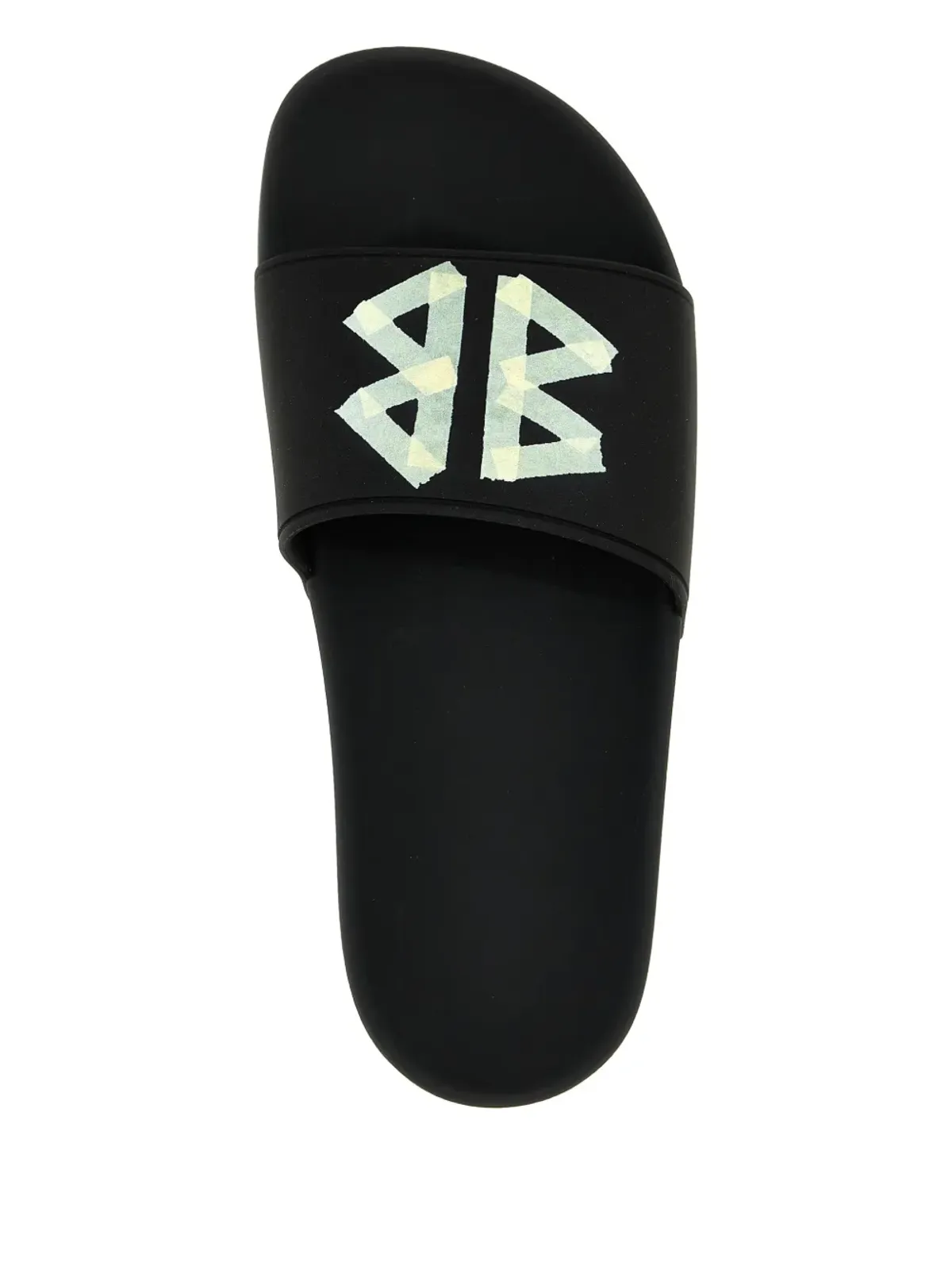 Balenciaga Tapeロゴ・スライド - Black - 画像4