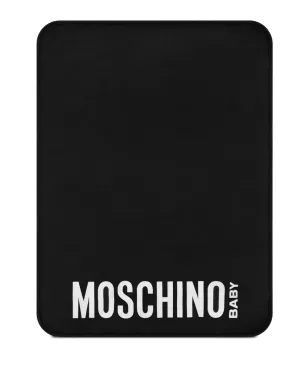 Moschino Kids ロゴプリント おむつ替えバッグ ブラック - サムネイル2