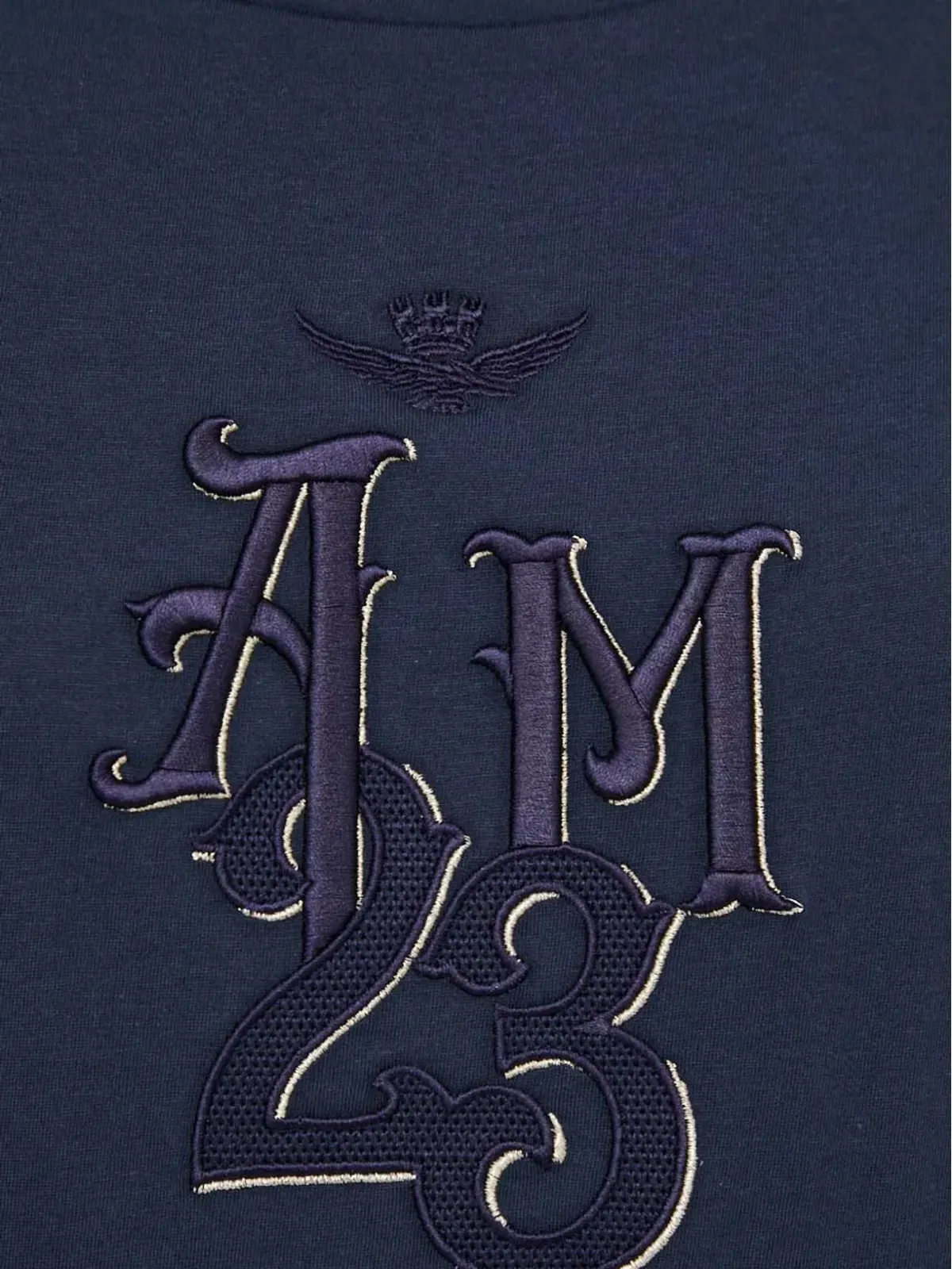 Aeronautica Militare 刺繍ロゴTシャツ - 画像5