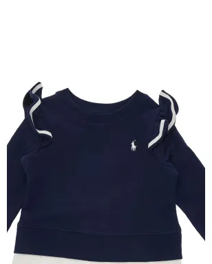 POLO RALPH LAUREN KIDS フリル付きスウェットシャツドレス - サムネイル2