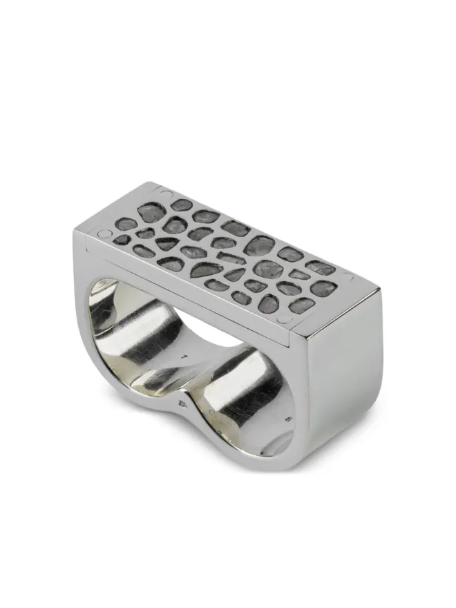 Parts of Four Parts of Four プレート ダブルダイヤモンドリングの商品画像