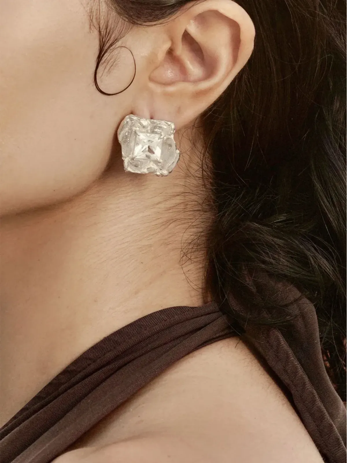 LOVENESS LEE Jaqui sapphire sterling-silver earrings - 画像2