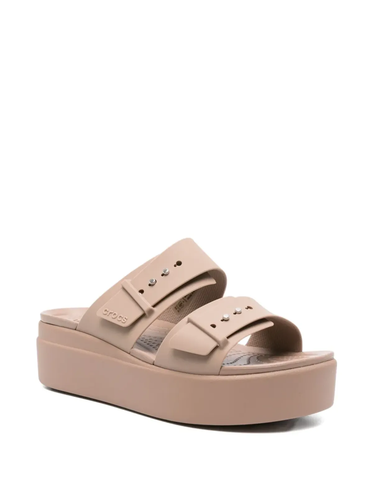 Crocs ブルックリン ダブルバックルサンダル - 画像2