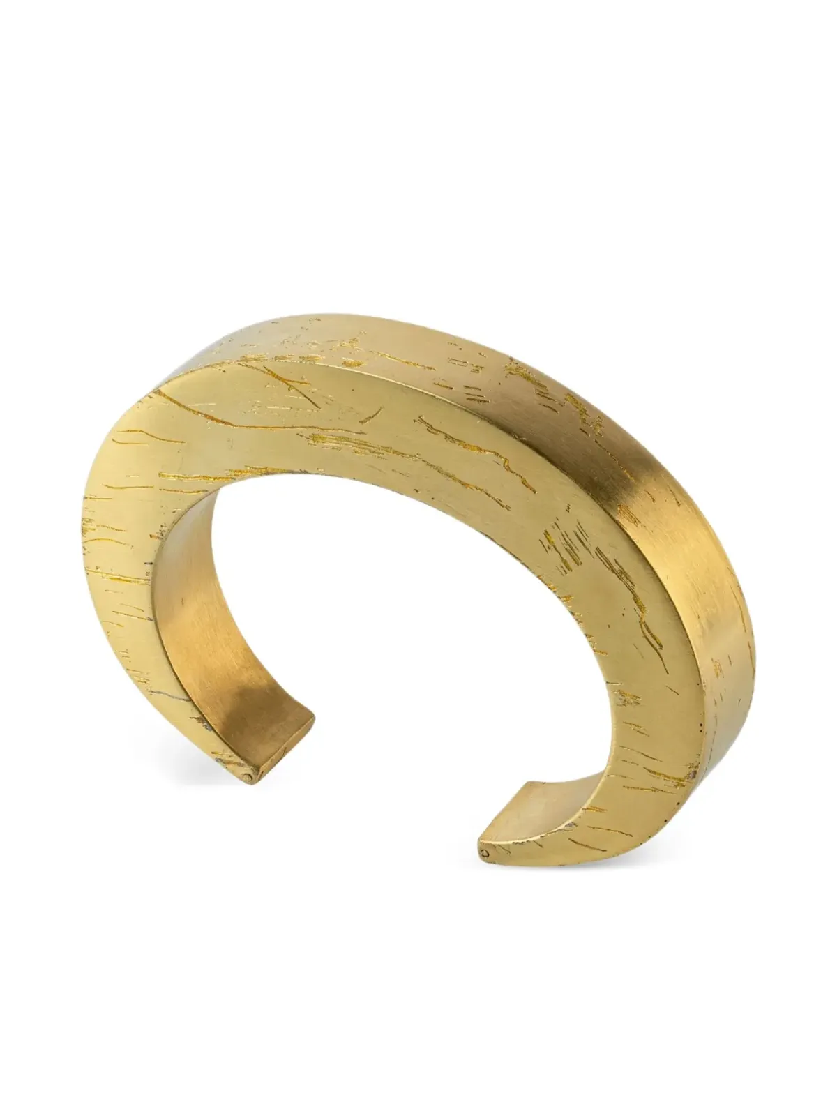 Parts of Four Crescent gold-plated bracelet - 画像3
