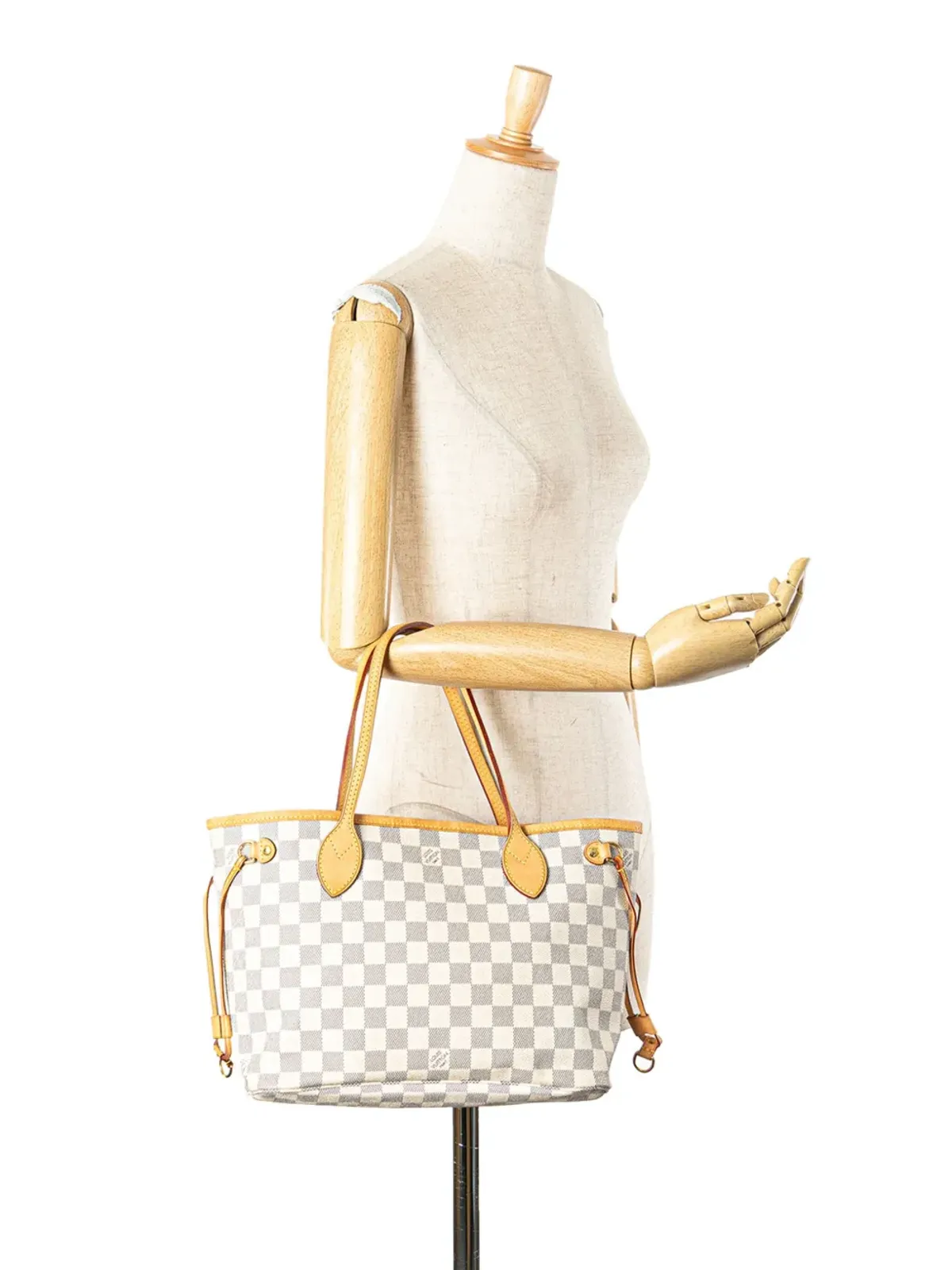 Louis Vuitton Pre-Owned ダミエ・アズール ネヴァーフルPM トートバッグ - 画像2