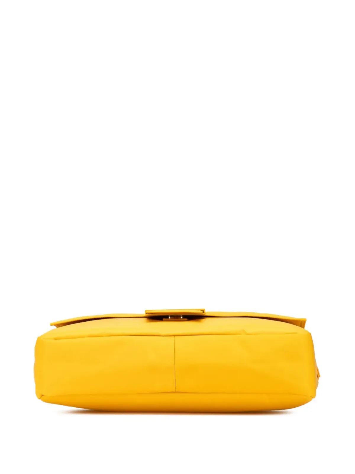 Fendi Pre-Owned エコニルナイロン バゲットサッチェル - イエロー - 画像4