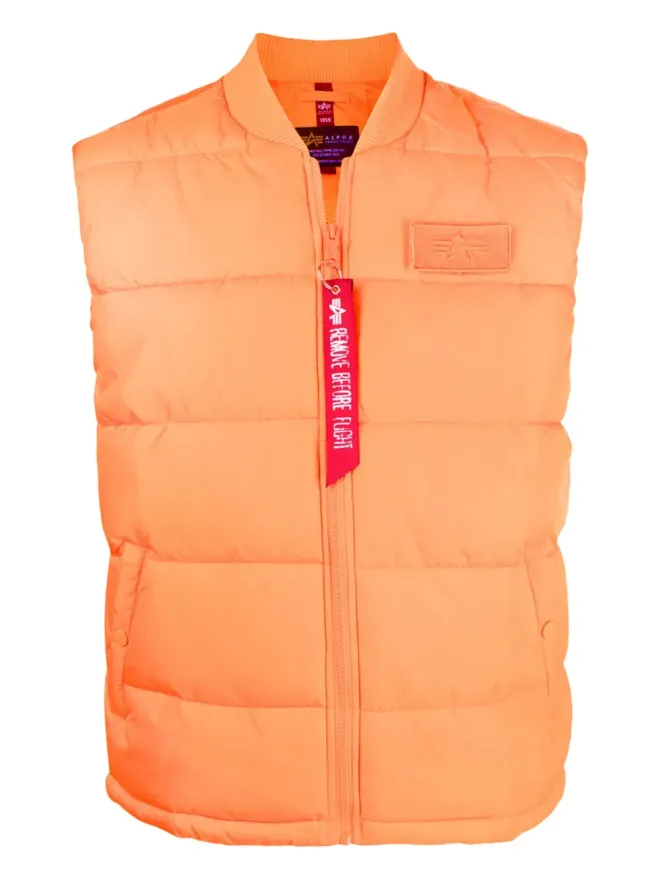 ALPHA INDUSTRIES Alpha Industries キルティッド ロゴパッチ ジレの商品画像
