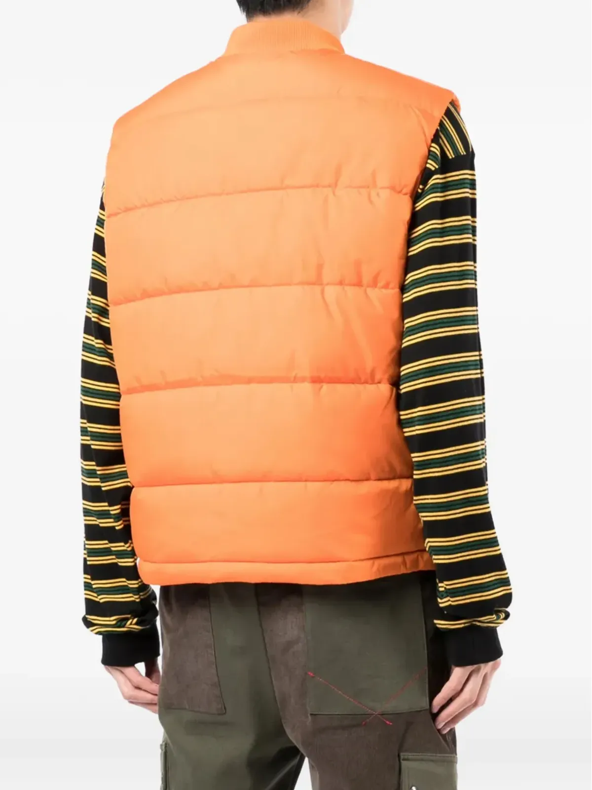 Alpha Industries キルティッド ロゴパッチ ジレ - 画像4