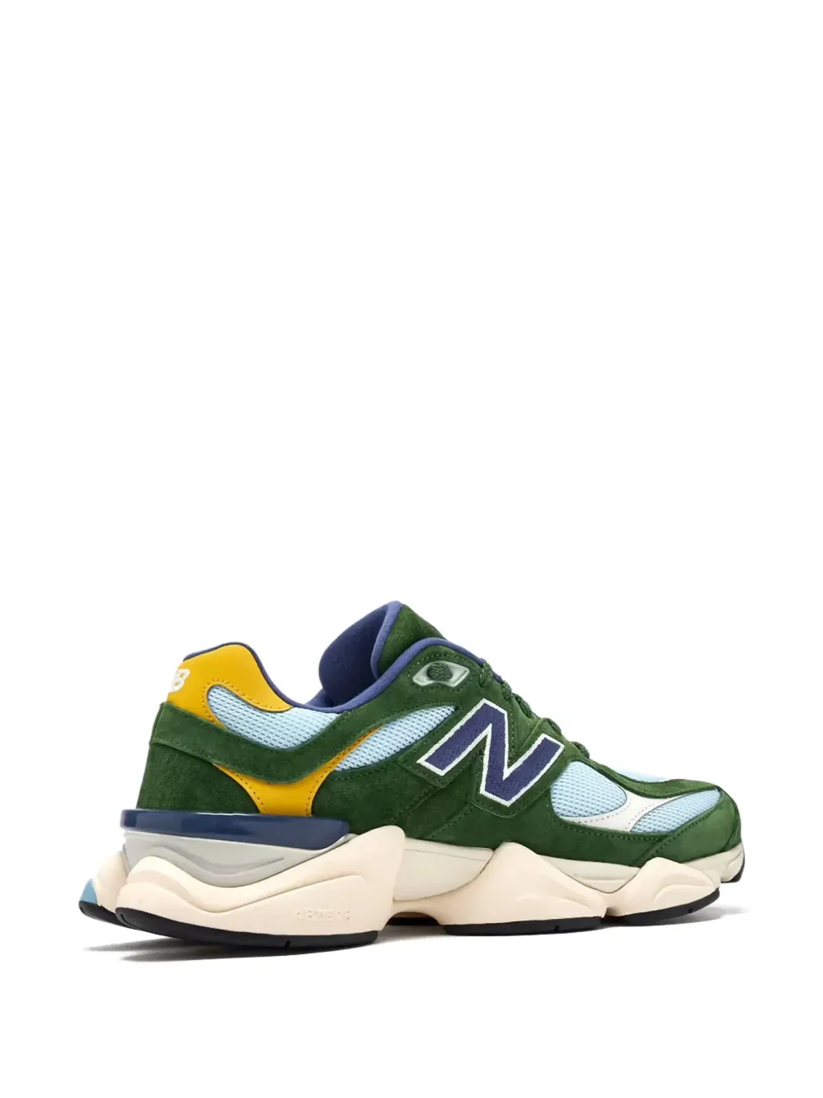 New Balance 9060 ダークアルパイングリーン/フロステッドグラス スニーカー - 画像2