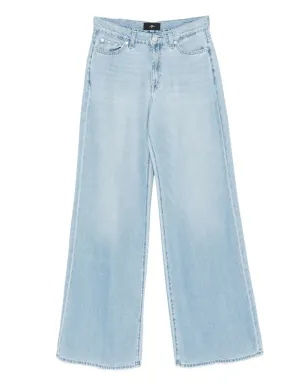 7 For All Mankind ボタンフライ付きストレートジーンズ - サムネイル1