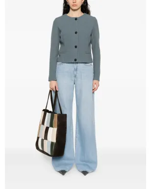 7 For All Mankind ボタンフライ付きストレートジーンズ - サムネイル2