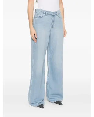 7 For All Mankind ボタンフライ付きストレートジーンズ - サムネイル3