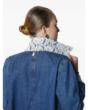 Lethicia Bronstein レーストリムデニムジャケット - サムネイル4