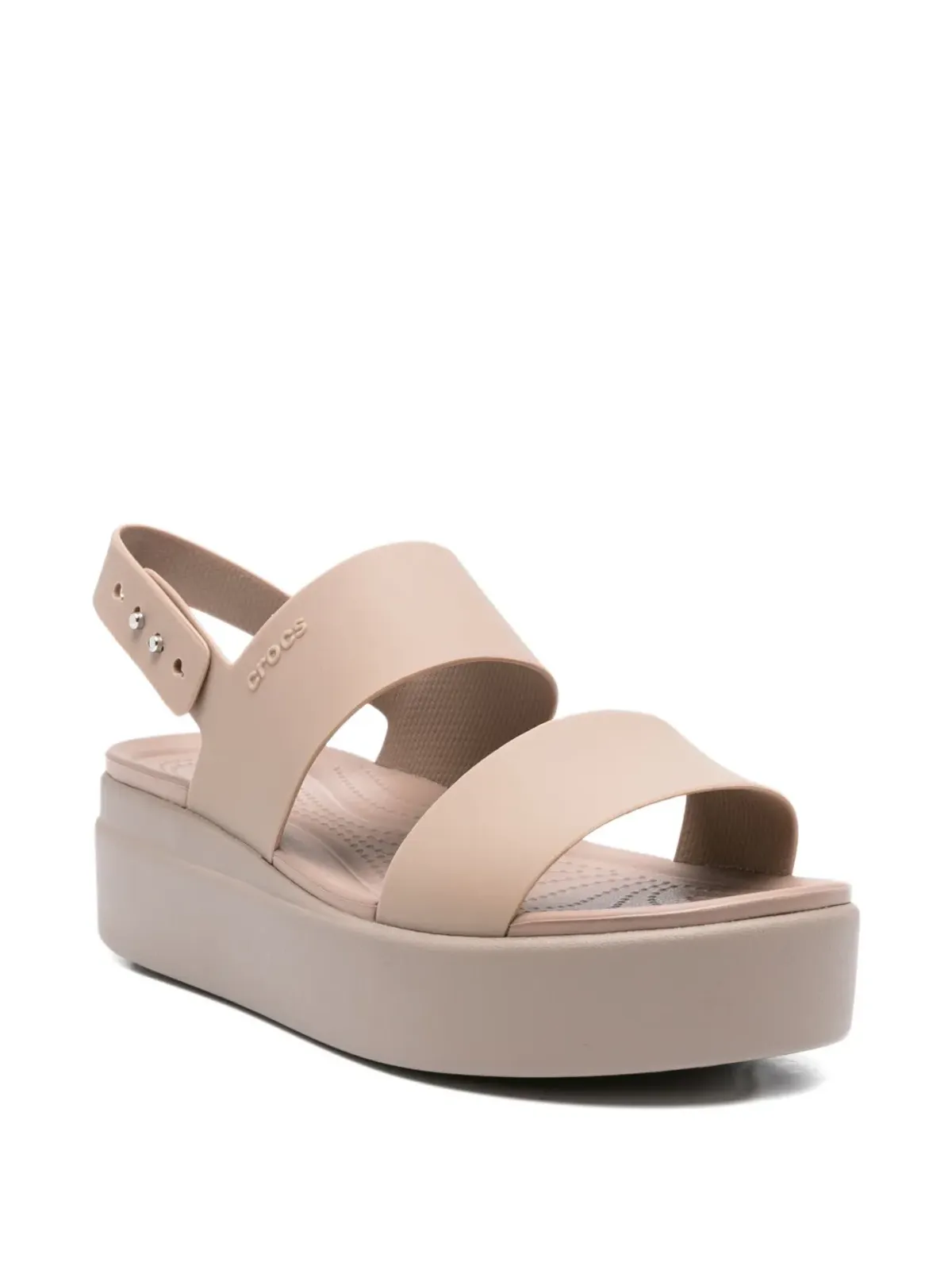 Crocs ダブルストラップ・プラットフォームサンダル - 画像2