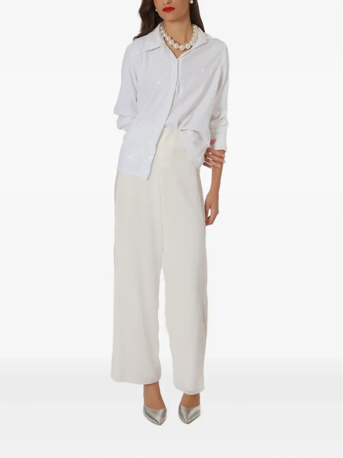 Lethicia Bronstein Willow レースインサートパンツ - 画像2