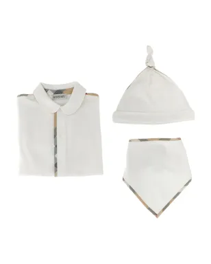 Burberry Kids ハミルトン ベビーロンパースセット - サムネイル1