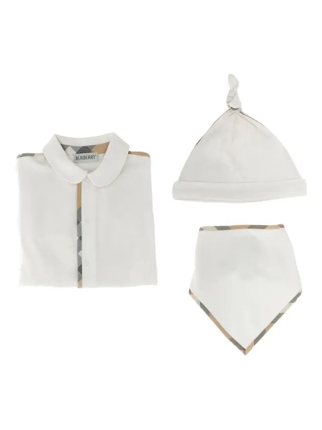 Burberry Kids Burberry Kids ハミルトン ベビーロンパースセットの商品画像