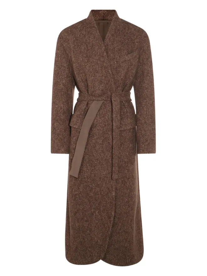 Brunello Cucinelli Brunello Cucinelli ウールブレンドのシングルブレストコートの商品画像