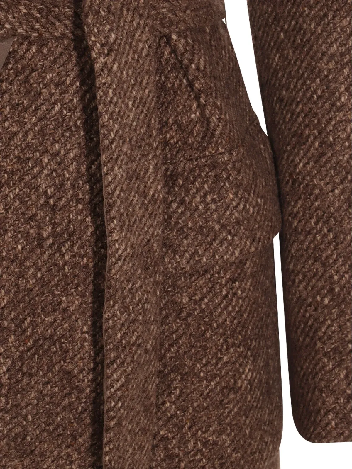 Brunello Cucinelli ウールブレンドのシングルブレストコート - 画像4