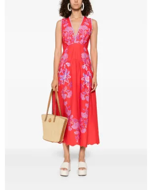 FARM Rio Porcelain Garden midi dress - サムネイル2