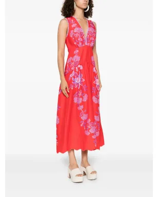 FARM Rio Porcelain Garden midi dress - サムネイル3