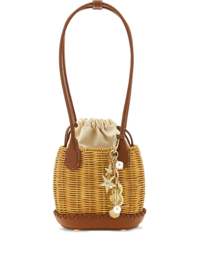 self-portrait Self-Portrait ウーブンバスケットバッグの商品画像