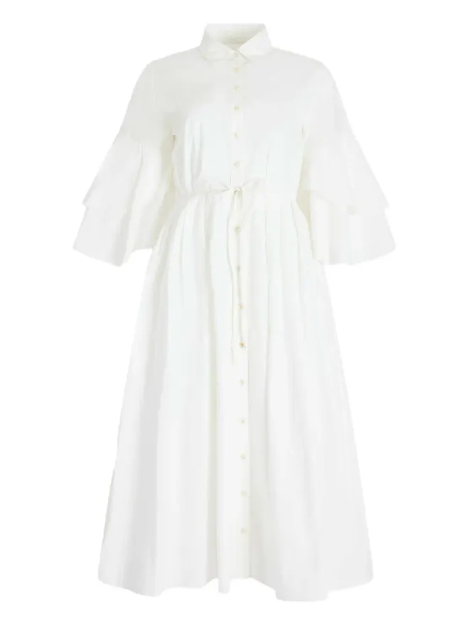 Rosie Assoulin Rosie Assoulin フィエスタシャツミディドレスの商品画像