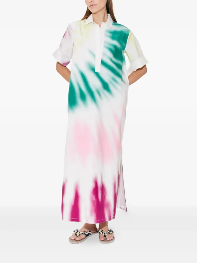 Rosie Assoulin Rosie Assoulin タイダイ柄ポプリンドレスの商品画像