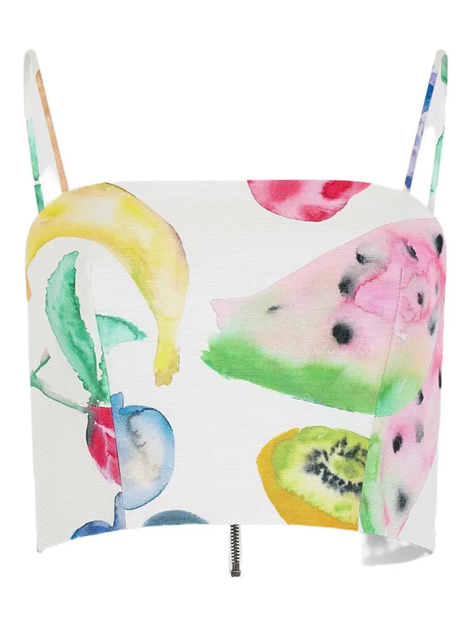 Rosie Assoulin Rosie Assoulin フルーツ柄タンクトップの商品画像