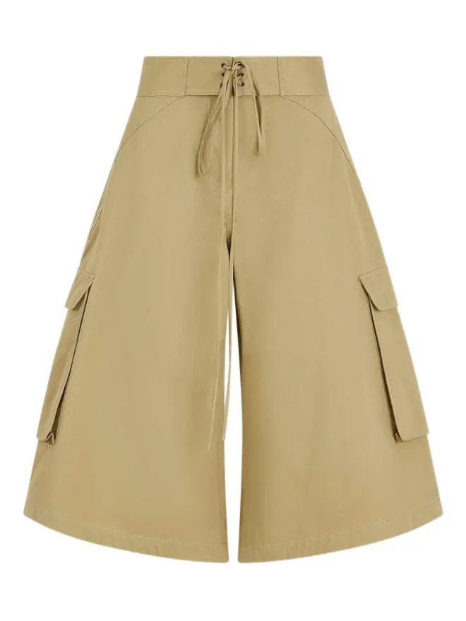 Rosie Assoulin Rosie Assoulin レースアップファスナー付きカーゴショーツの商品画像