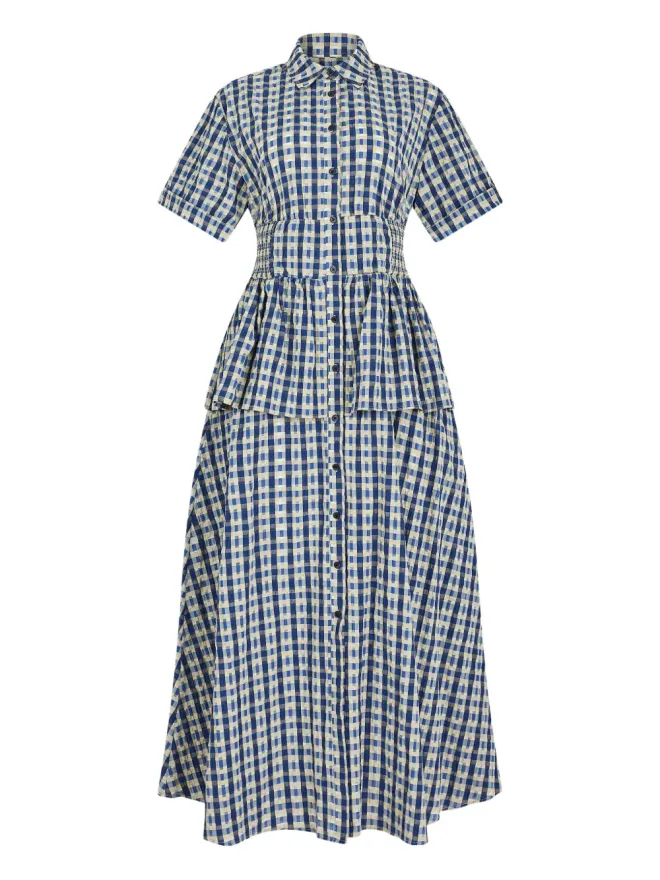 Rosie Assoulin Rosie Assoulin ボギーウィー・ブギーボーイ マキシシャツドレスの商品画像