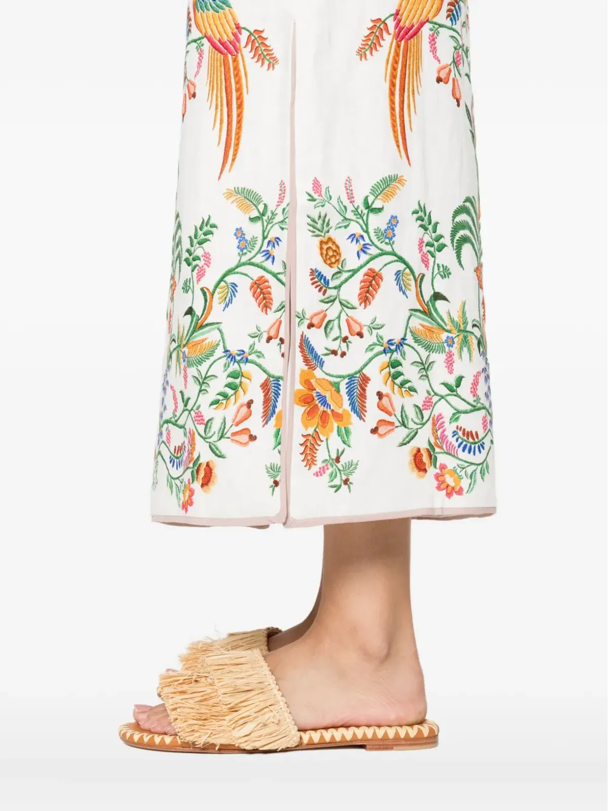 FARM Rio Delicate Forest maxi skirt - White - 画像5