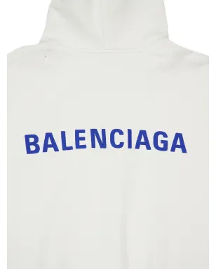 Balenciaga ロゴ刺繍ジップアップフーディ - サムネイル5