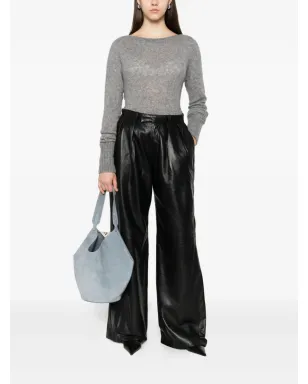 TOM FORD ボートネック カシミヤシルク混紡セーター（グレー） - サムネイル2