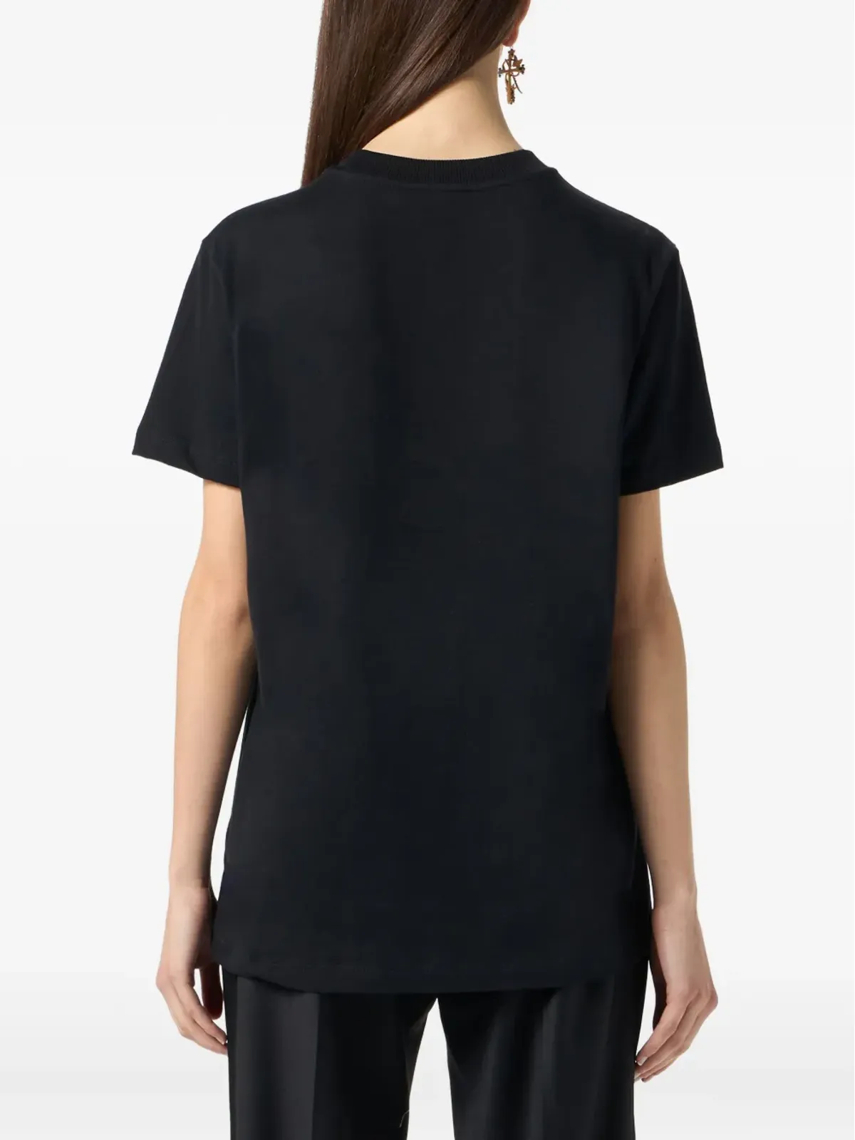 Blumarine ロゴ刺繍Tシャツ - 画像5
