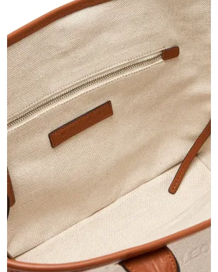 Hogan エンボスロゴキャンバス トートバッグ - サムネイル4