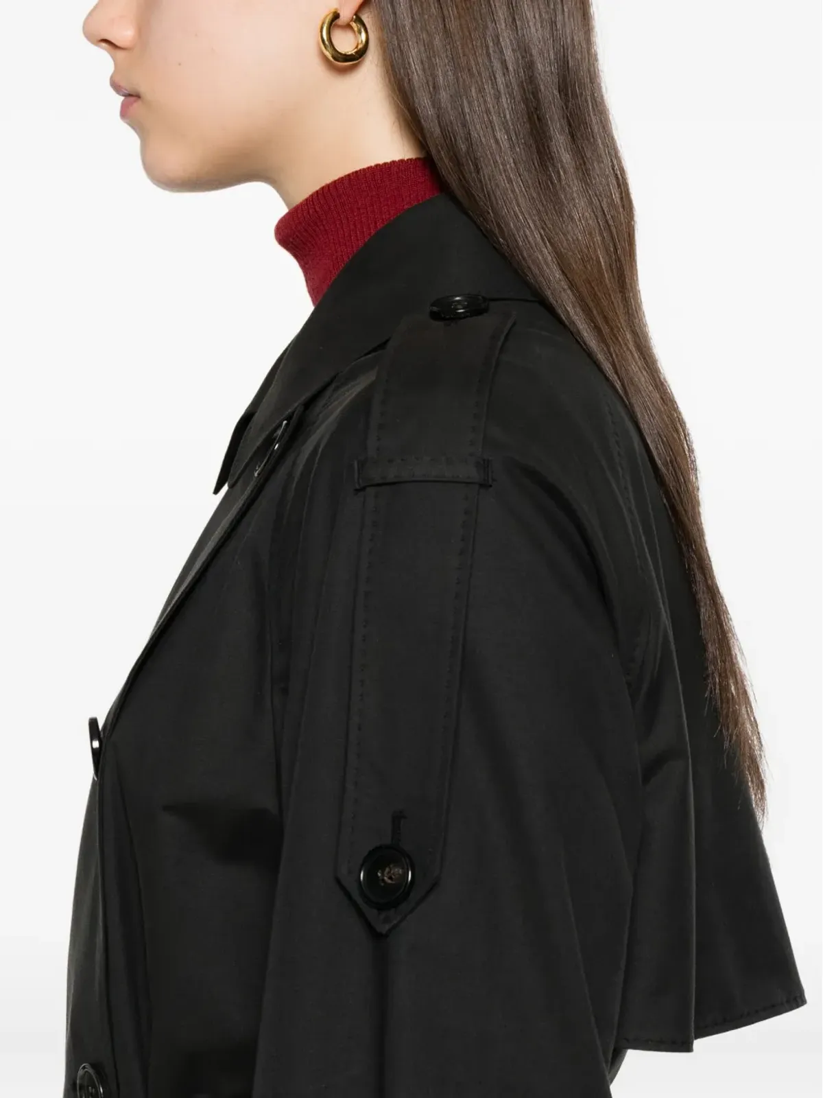 Max Mara ダブルブレストベルト付きジャケット - 画像5