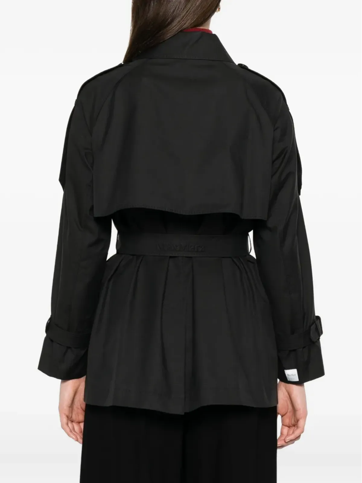 Max Mara ダブルブレストベルト付きジャケット - 画像4
