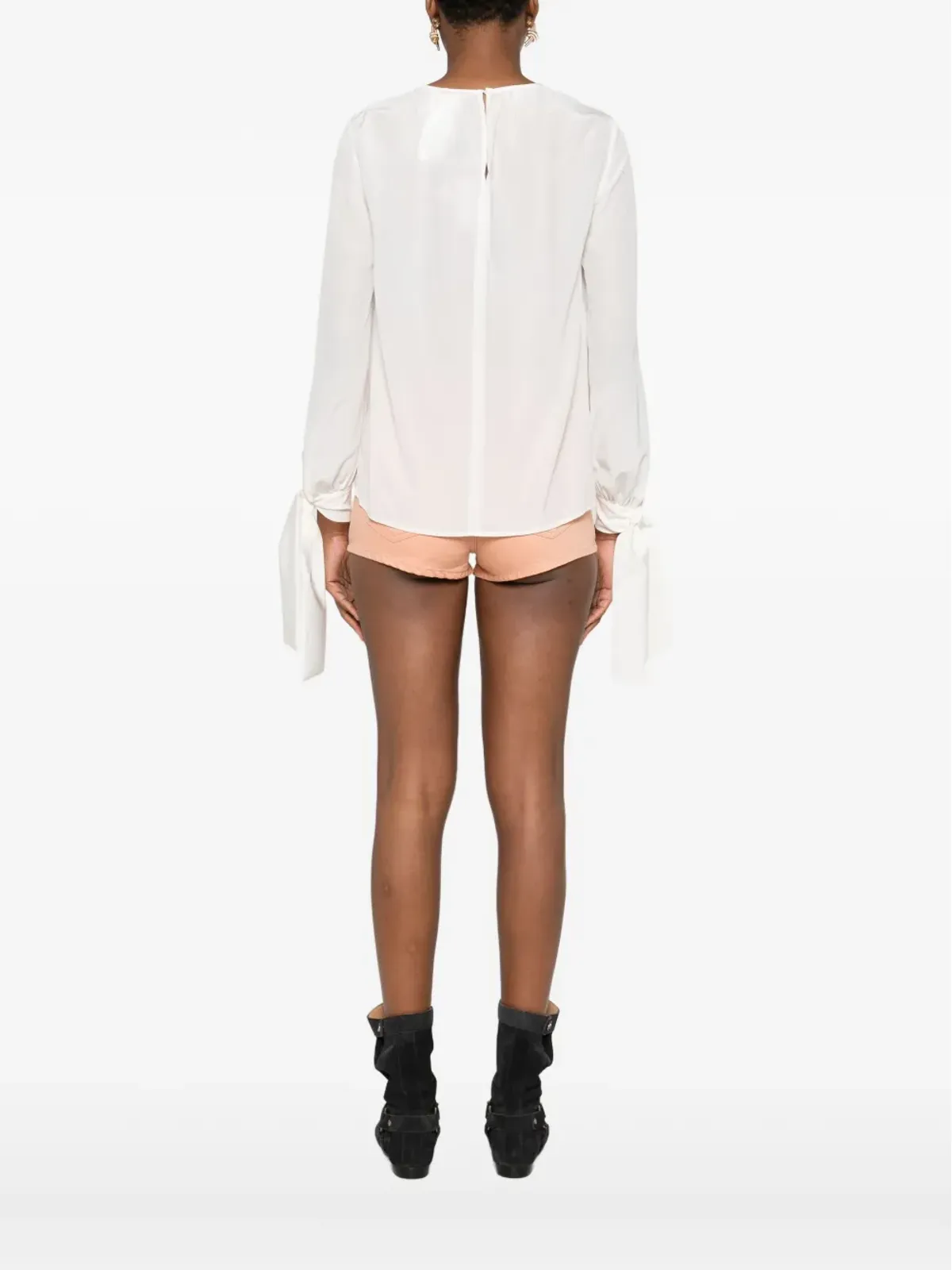 Max Mara 結びカフス ブラウス - 画像4