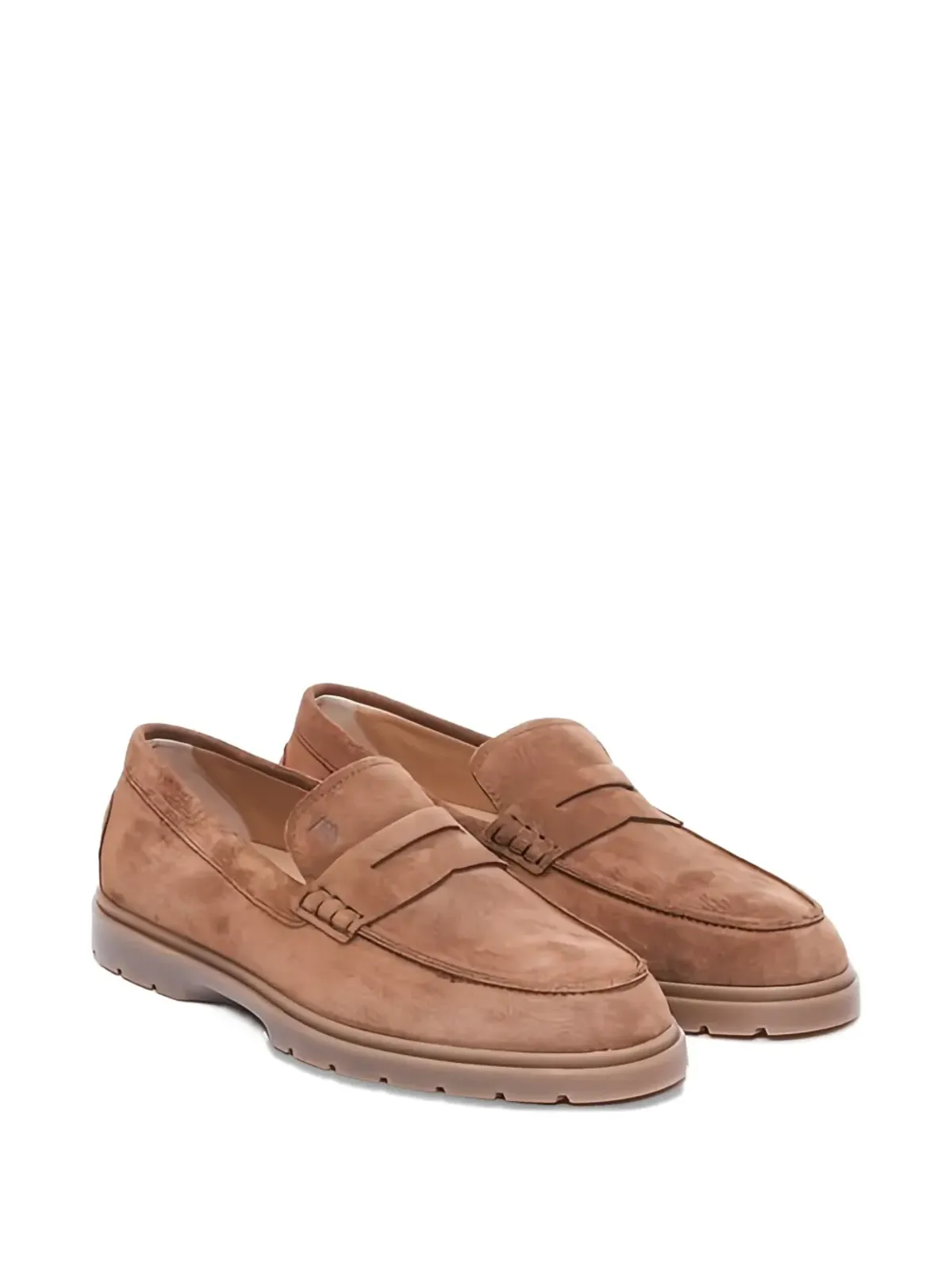 Tod's イブリド トーンステッチ ローファー - ブラウン - 画像2